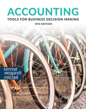 Accounting Tools for Business Decision Making 8th 8E