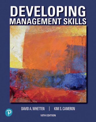 Developing Management Skills 10th 10E David Whetten