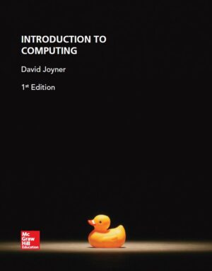 Introduction to Computing 1st 1E David Joyner