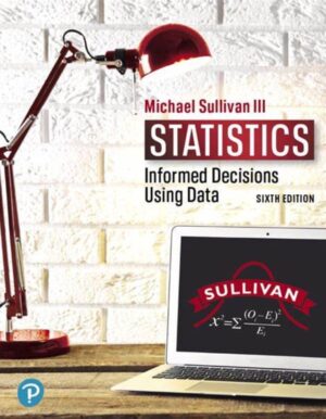 Statistics Informed Decisions Using Data 6th 6E