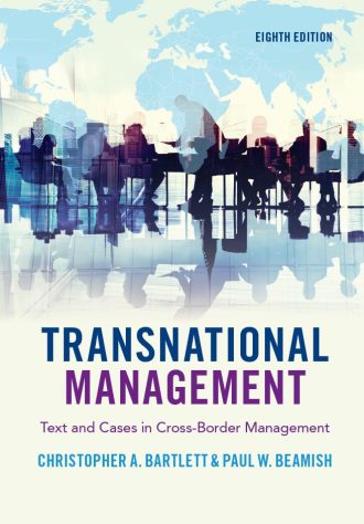 Transnational Management 8th 8E Christopher Bartlett Paul Beamish