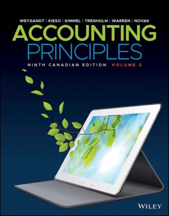 Accounting Principles Volume 2 9th 9E Jerry Weygandt