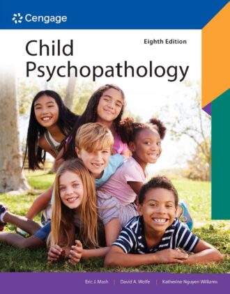 Child Psychopathology 8th 8E Eric Mash David Wolfe