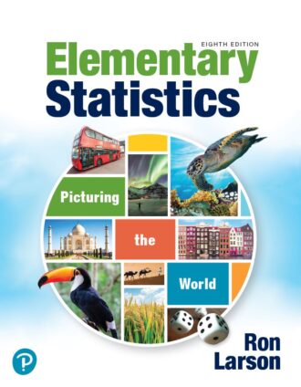 Elementary Statistics Picturing the World 8th 8E Ron Larson