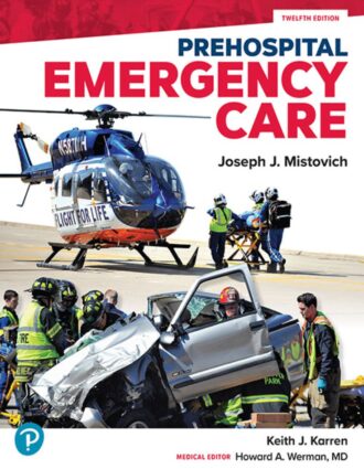Prehospital Emergency Care 12th 12E Joseph Mistovich