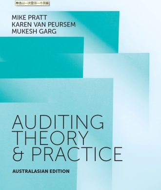 Auditing Theory and Practice 1st 1E Mike Pratt Mukesh Garg