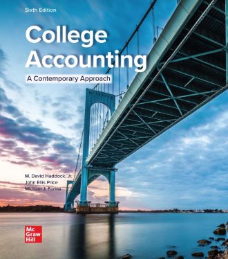 College Accounting A Contemporary Approach 6th 6E David Haddock