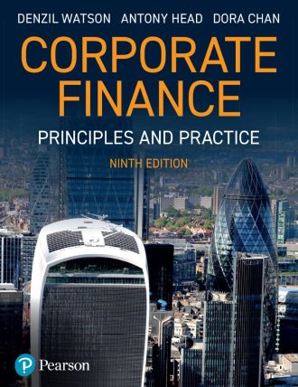 Corporate Finance Principles and Practice 9th 9E Denzil Watson