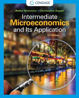 Intermediate Microeconomics and Its Application 13th 13E