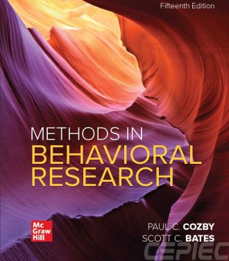 Methods in Behavioral Research 15th 15E Paul Cozby