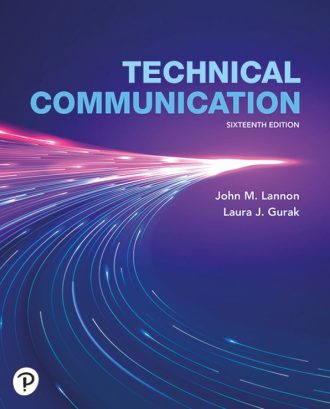 Technical Communication 16th 16E John Lannon