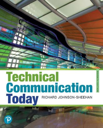 Technical Communication Today 7th 7E Richard Johnson-Sheehan