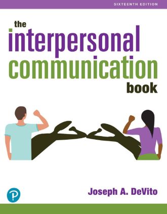 The Interpersonal Communication Book 16th 16E Joseph DeVito