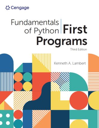 Fundamentals of Python: First Programs 3rd 3E Kenneth Lambert