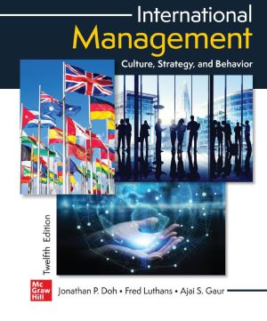 International Management Culture Strategy and Behavior 12th 12E